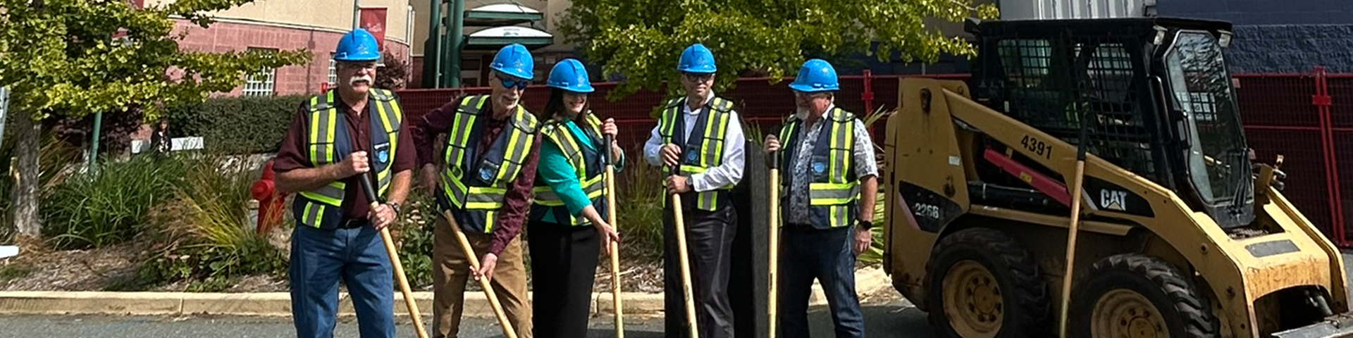 Commission Members at REC-REATE Groundbreaking Ceremony