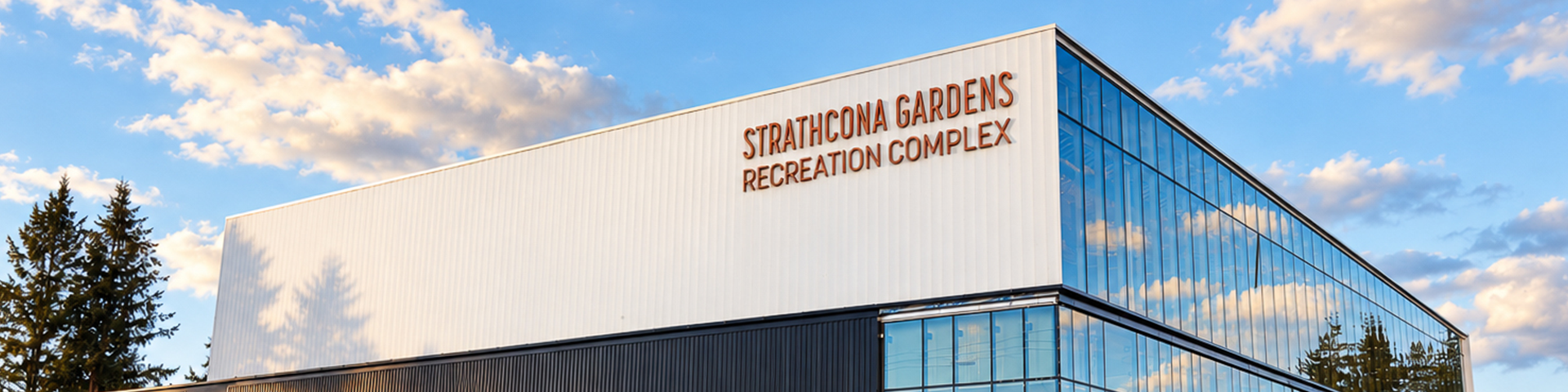 Front view of new Aquatic Centre
