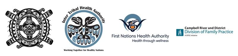 Three indigenous health organization logos.